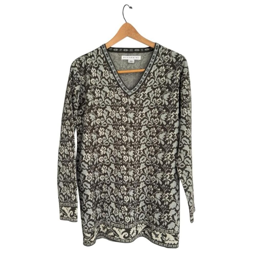 Vittadini sweater floral size s
